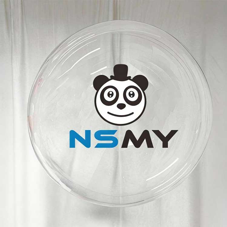 Baloane Bobo rotunde transparente de 48 inch