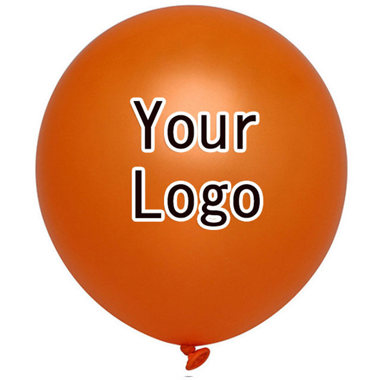 Balon din latex cu logo personalizat