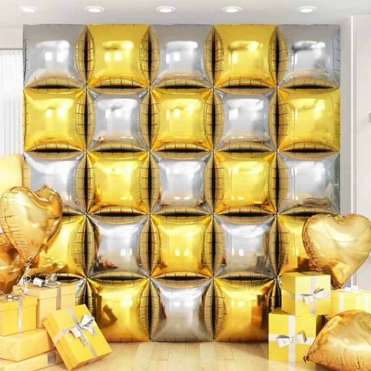 Balon cu folie de perete de fundal cu două fețe