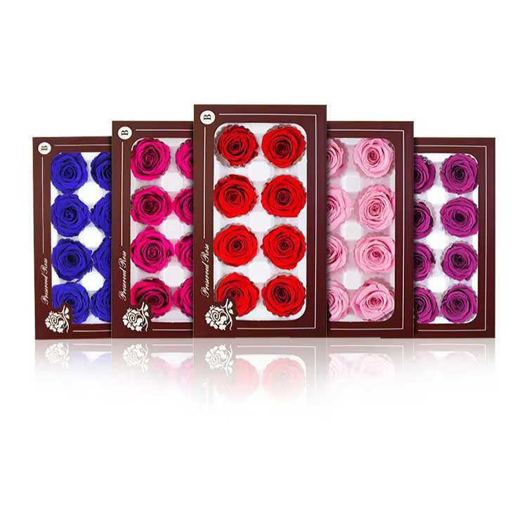 Cutie cadou cu trandafiri Everlasting Flower 8 flori