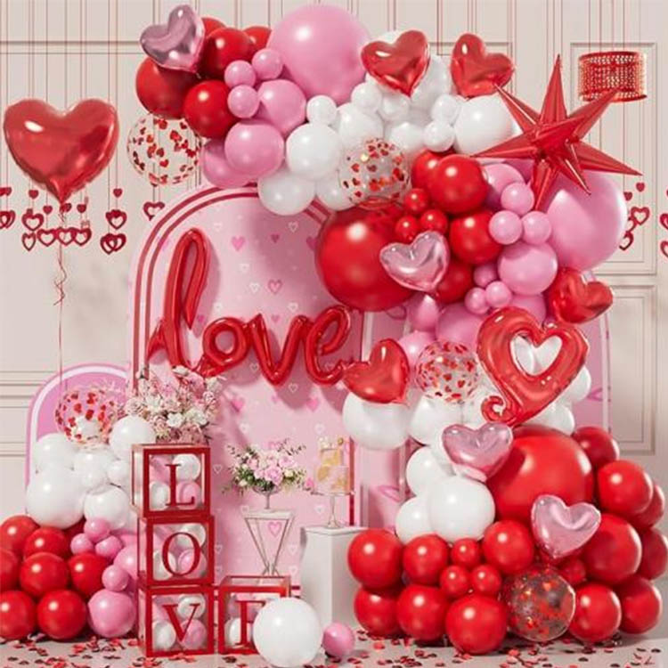 Foil Red Heart Balloons