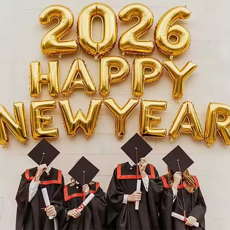 Set de baloane din folie de Anul Nou