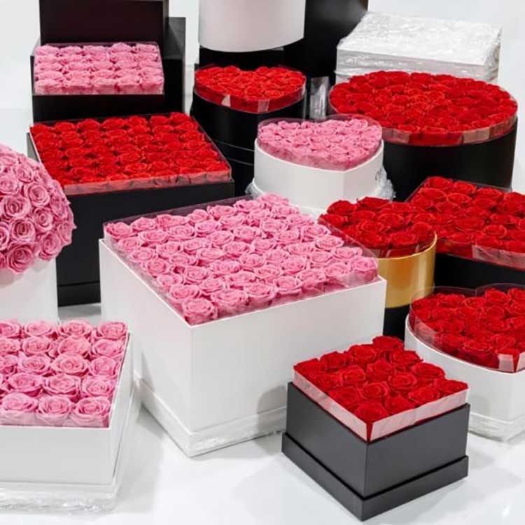 Găleată pentru îmbrățișarea florilor conservate