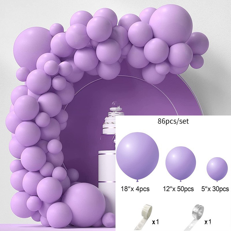 Arc de balon de culoare solidă