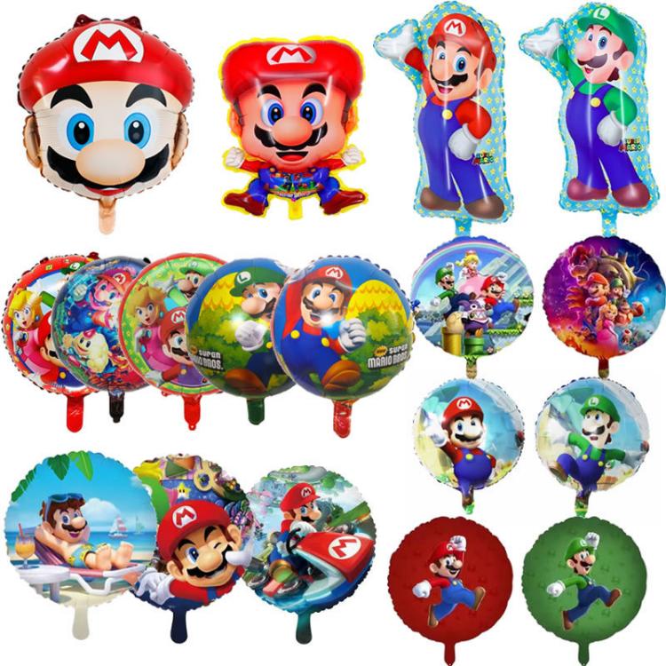 Balon din folie tematic Super Mario
